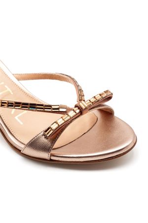 Sandalo in pelle rosa oro metallizzato CHANTAL 1962 | 3143FONDOTINTA